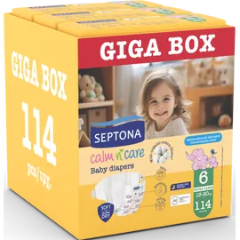 Πάνες Septona Calm N` Care Giga Box Extra Large No6 (13-20Kg) 114τεμ (3*38τεμ)