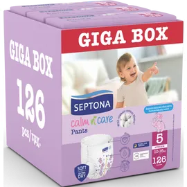 Πάνες Septona Calm N` Care Pants Giga Box Junior No5 (10-16Kg) 126τεμ (3*42τεμ)
