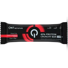 QNT Protein Crunchy Bar 40%  Μπάρα Πρωτεΐνης Με Γεύση Creamy Strawberry 65gr
