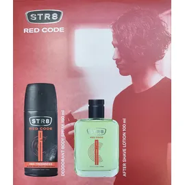 STR8 Ανδρικό Αρωματικό Σετ Δώρου Red Code After Shave Lotion 100ml & Deodorant 150ml