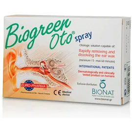 Bionat Biogreen Oto CE Αποτελεσματικό Ωτικό Σπρέυ Καθαρισμού Για Όλη την Οικογένεια 13ml