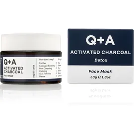 Q+A Μάσκα Προσώπου με Ενεργό Άνθρακα και Άργιλο- Activated Charcoal Face Mask 50g
