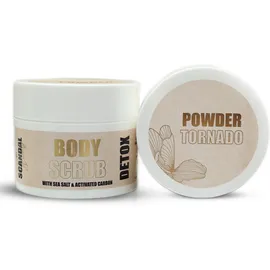 Scandal Beauty Detox Body Scrub Touch Powder Tornado με Άρωμα Πούδρας 200ml