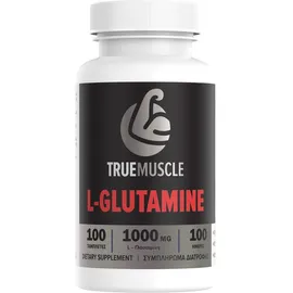 Truemuscle L-Glutamine 1000mg για την Αποκατάσταση των Μυών 100 Ταμπλέτες