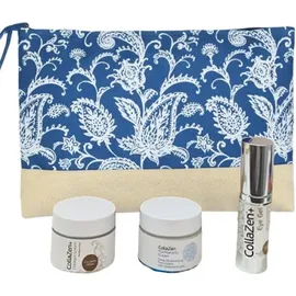 Collazen Promo Μπλε Lunch Bag με Collagen Cream Αντιγηραντική Κρέμα Προσώπου 50ml - Eye Gel Κρέμα Ματιών 15ml και Δώρο Hyaluronic Cream Ενυδατική Κρέμα Προσώπου 50ml