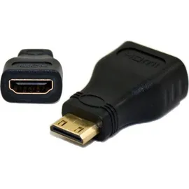 Powertech, CAB-H025, Αντάπoρας Mini-HDMI σε HDMI  M/F
