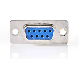 NEDIS CCGP52801ME D-Sub Chassis Mount D-Sub 9-Pin Female Metal