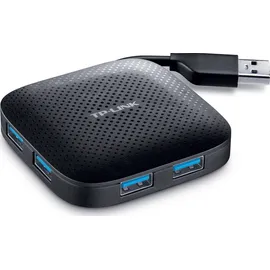 TP-LINK USB hub UH400, 4x θυρών, 5Gbps, USB σύνδεση, μαύρο, Ver. 3.0