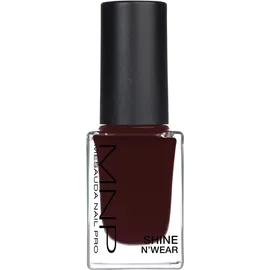 Mesauda Milano Shine N`wear Nail Polish Βερνίκι Νυχιών 201 Rouge Noir 10ml