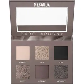 Mesauda Milano Bare Harmony Palette Παλέτα με Σκιές Ματιών σε Στερεή Μορφή 202 Deep Smoky 6g