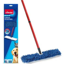 Vileda Pet Pro Flip Μop Microfibre Σύστημα Καθαρισμού με Ανταλλακτικό 1 Τεμάχιο