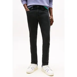 DM0DM21232-1BZ Tommy Hilfiger Austin Slim Tprd Ανδρικό Παντελόνι Τζιν Μαύρο