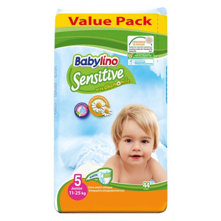 Babylino Sensitive Economy No 5 (11-25Kg) 44τμχ. - Fedra