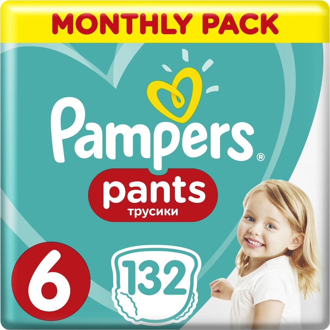 Pampers Pants No.6 (15+Kg) 132 Πάνες - Fedra