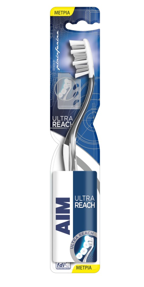 Aim Οδοντόβουρτσα Ultra Reach Μέτρια 1τμχ - Fedra