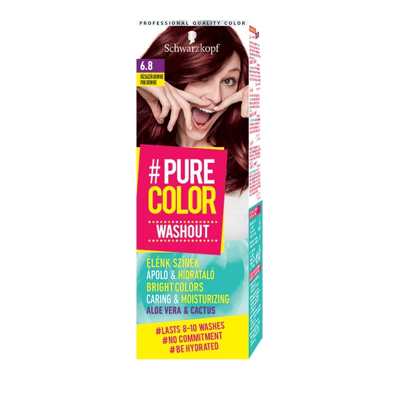 Schwarzkopf Pure Color Washout 6.8 Pink Brownie 60ml | Fedra