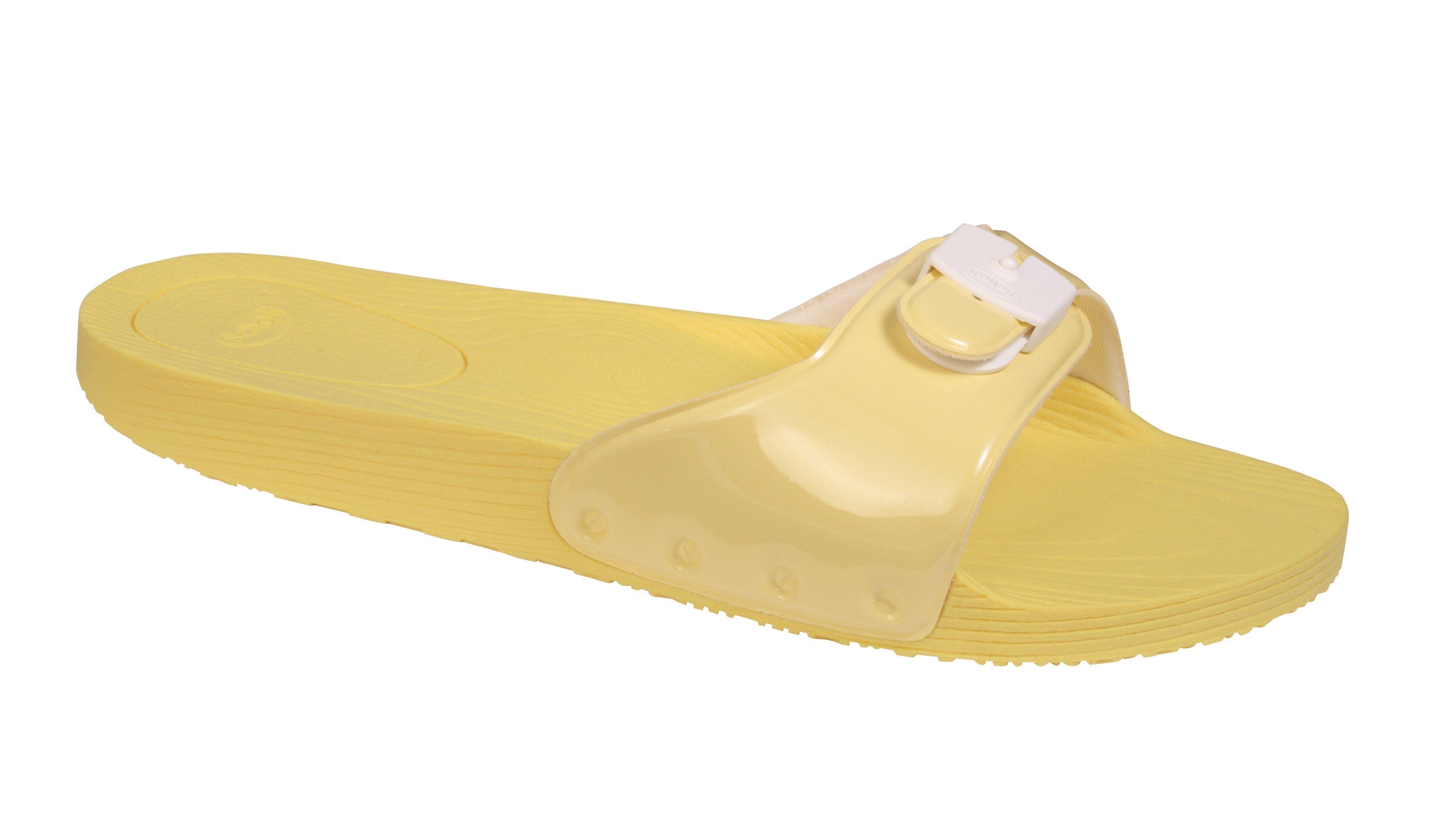 SCHOLL POP Γυναικείες Ανατομικές Παντόφλες απο λάστιχο Χρώμα Κίτρινο - Fedra