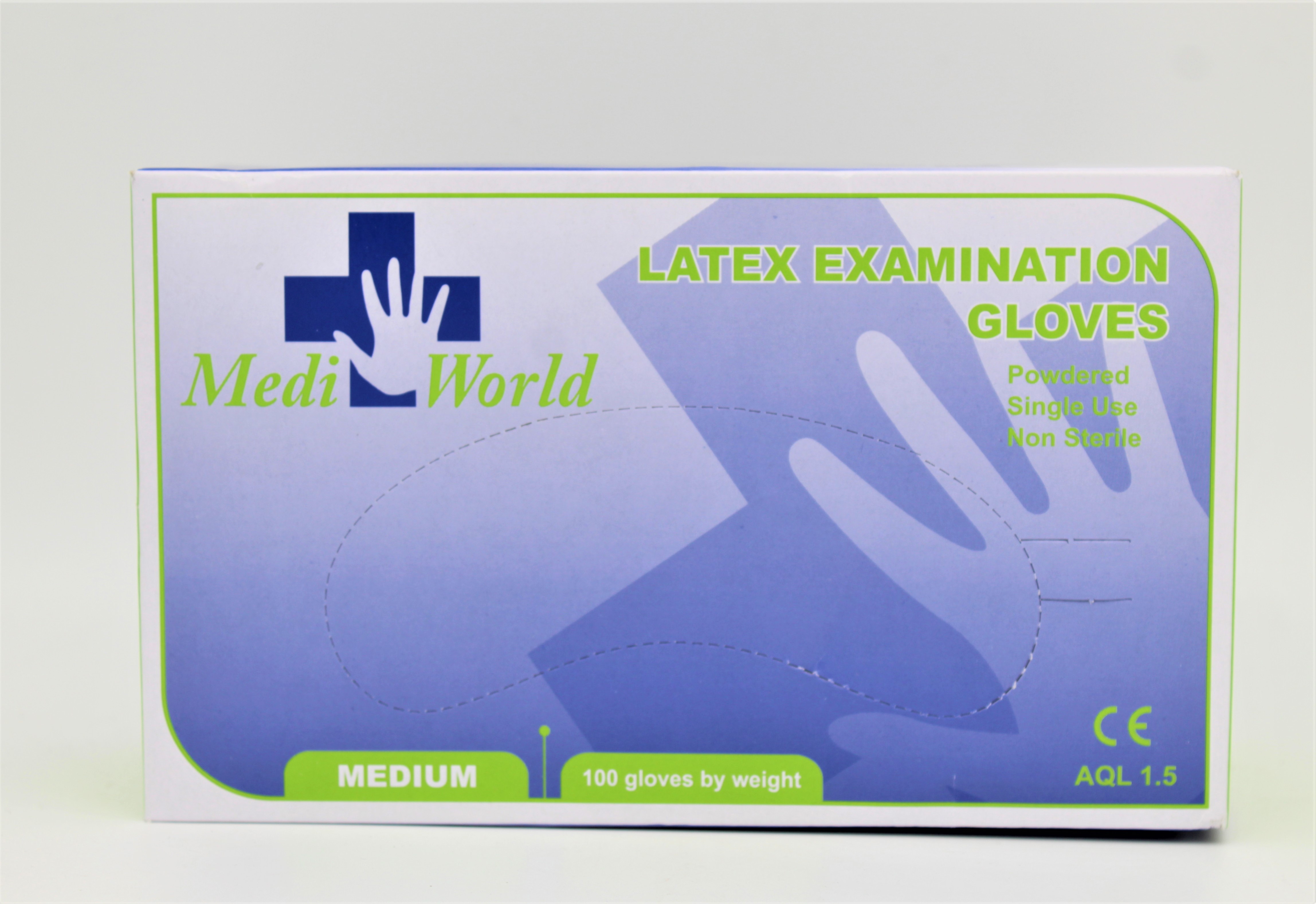 Mediworld Latex Γάντια Medium 100 τεμάχια | Fedra