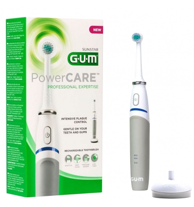Gum PowerCare Rechargeable Electric Toothbrush - Επαναφορτιζόμενη Ηλεκτρική  Οδοντόβουρτσα, 1 τεμάχιο - Fedra